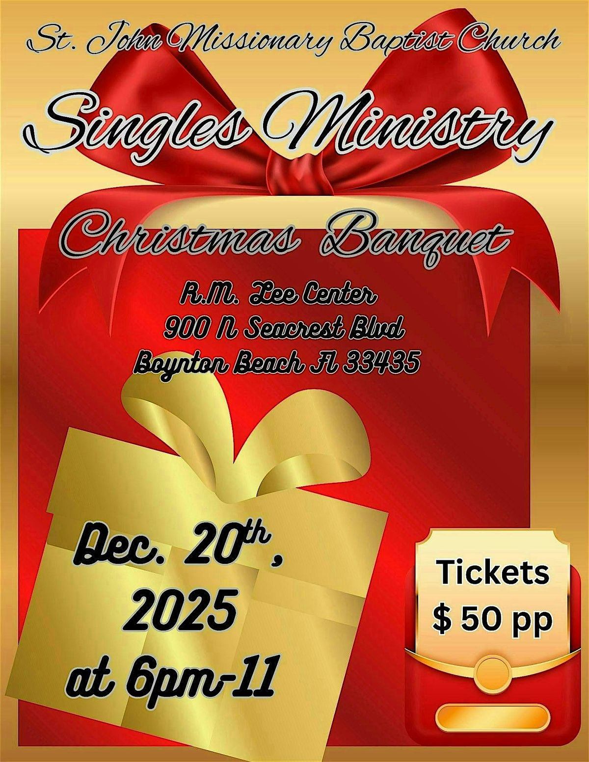 St. John Singles Ministry Christmas Banquet