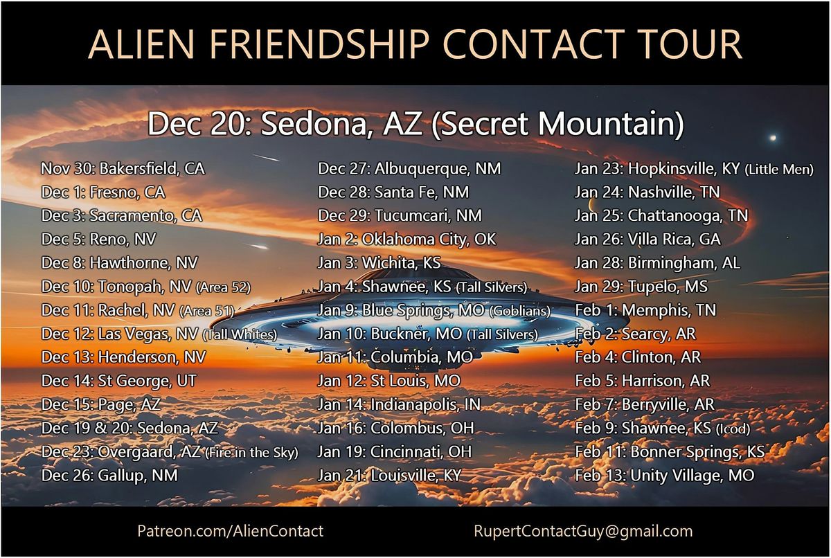 Alien Contact: Sedona (Secret Mountain)