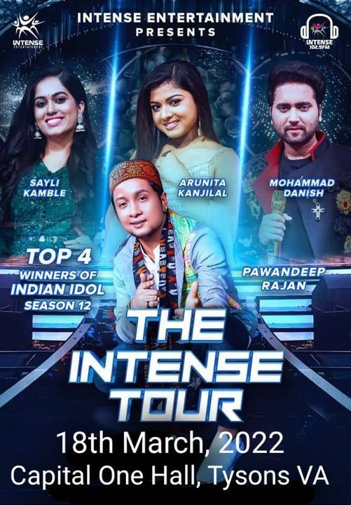 The Intense Tour, Indian Idol Winners Washington DC Capital One Hall