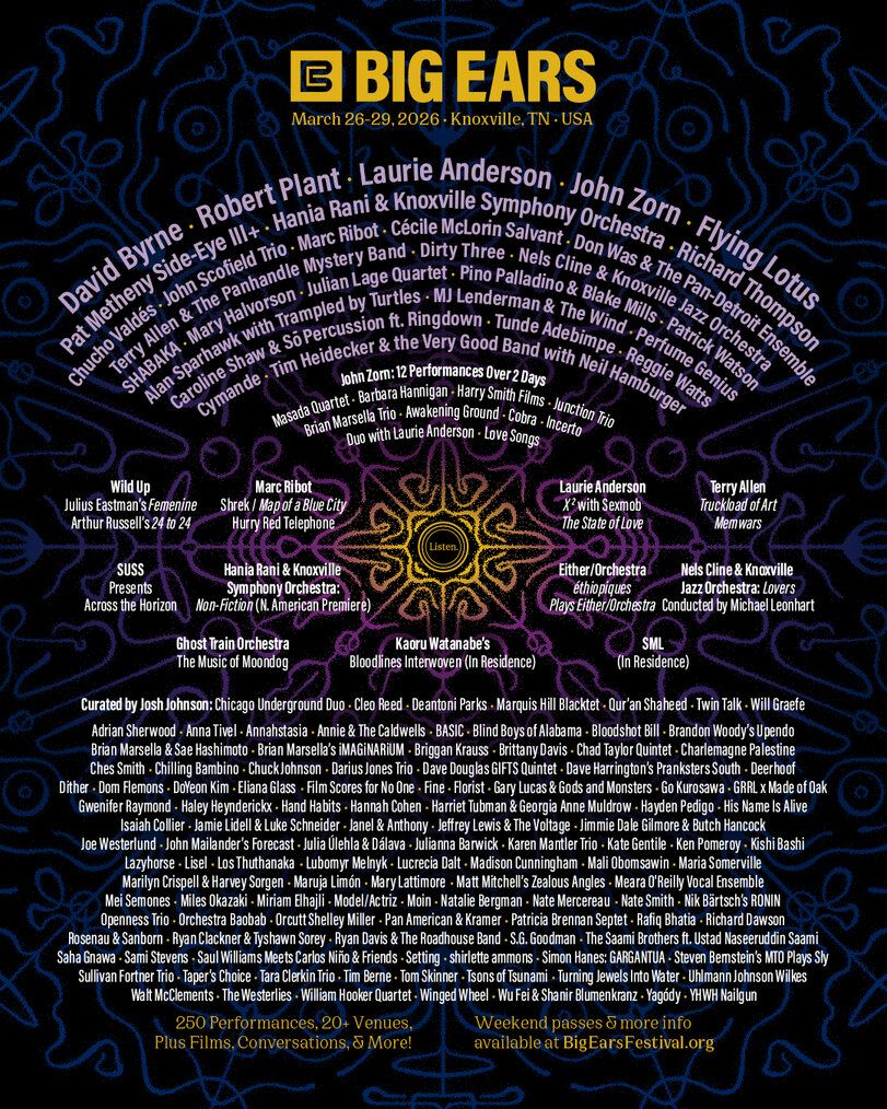 2026 Big Ears Festival - Saturday at Tennessee Theatre
