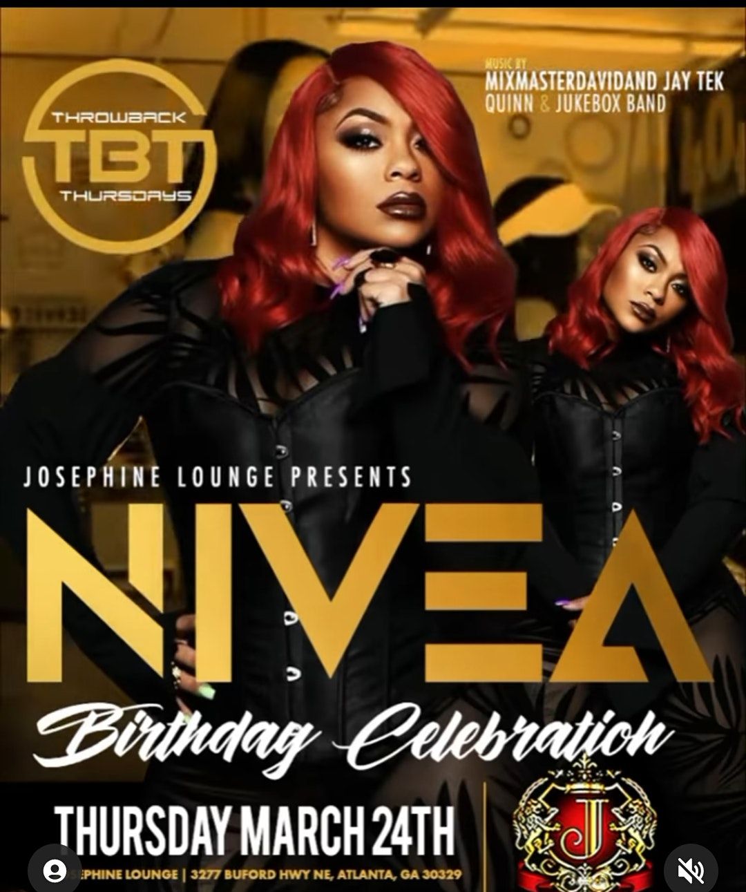 TBT! PREMIUM OPEN BAR! THROWBACK THURSDAYS JOSEPHINE LOUNGE