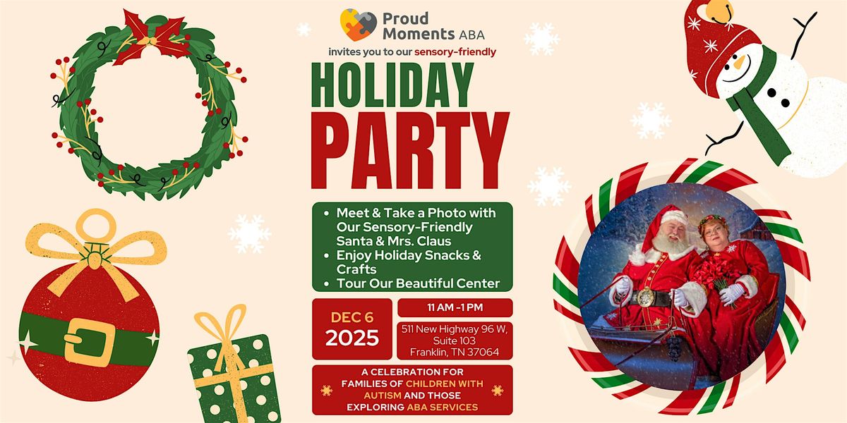 Holiday Celebration \u2013 Proud Moments ABA Franklin