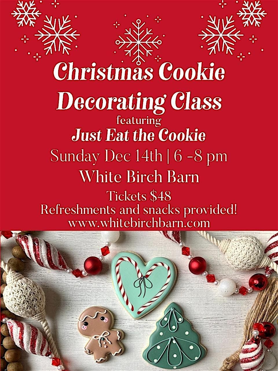 Christmas Cookie Decorating Class