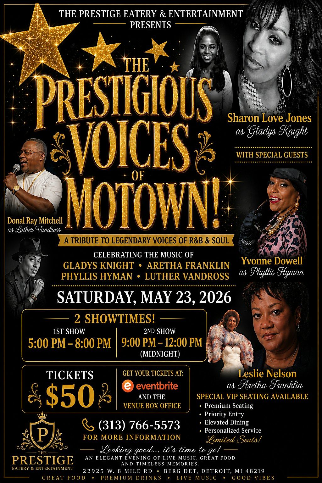 The Prestigious Voices Of Motown!