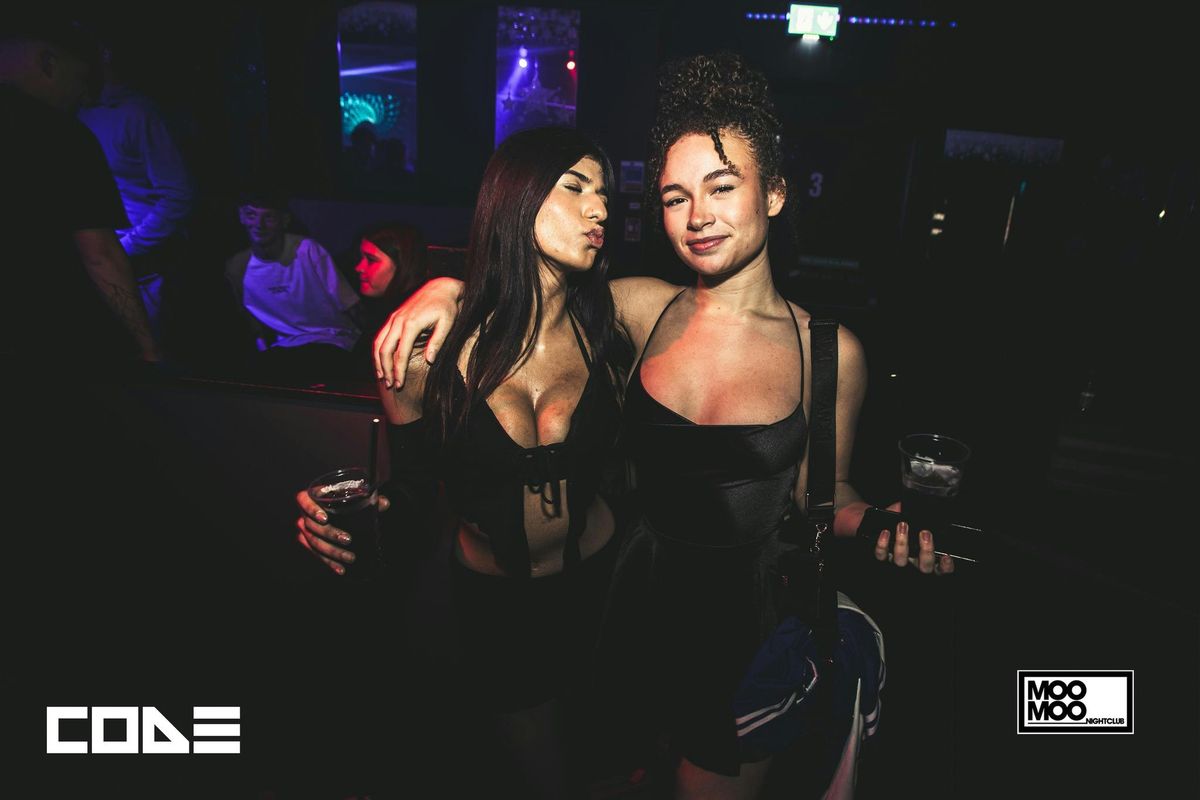 CODE Friday 15th August At MooMoo!