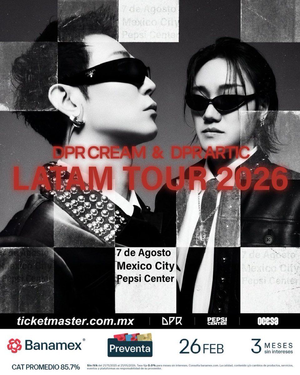 DPR CREAM & DPR ARTIC Mexico City Tickets