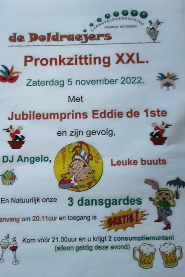 Pronkzitting XXL
