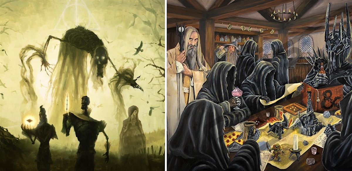 Harry Potter\/Lord of the Rings\/Anime\/Disney\/Game\/Pop Culture Art Expo