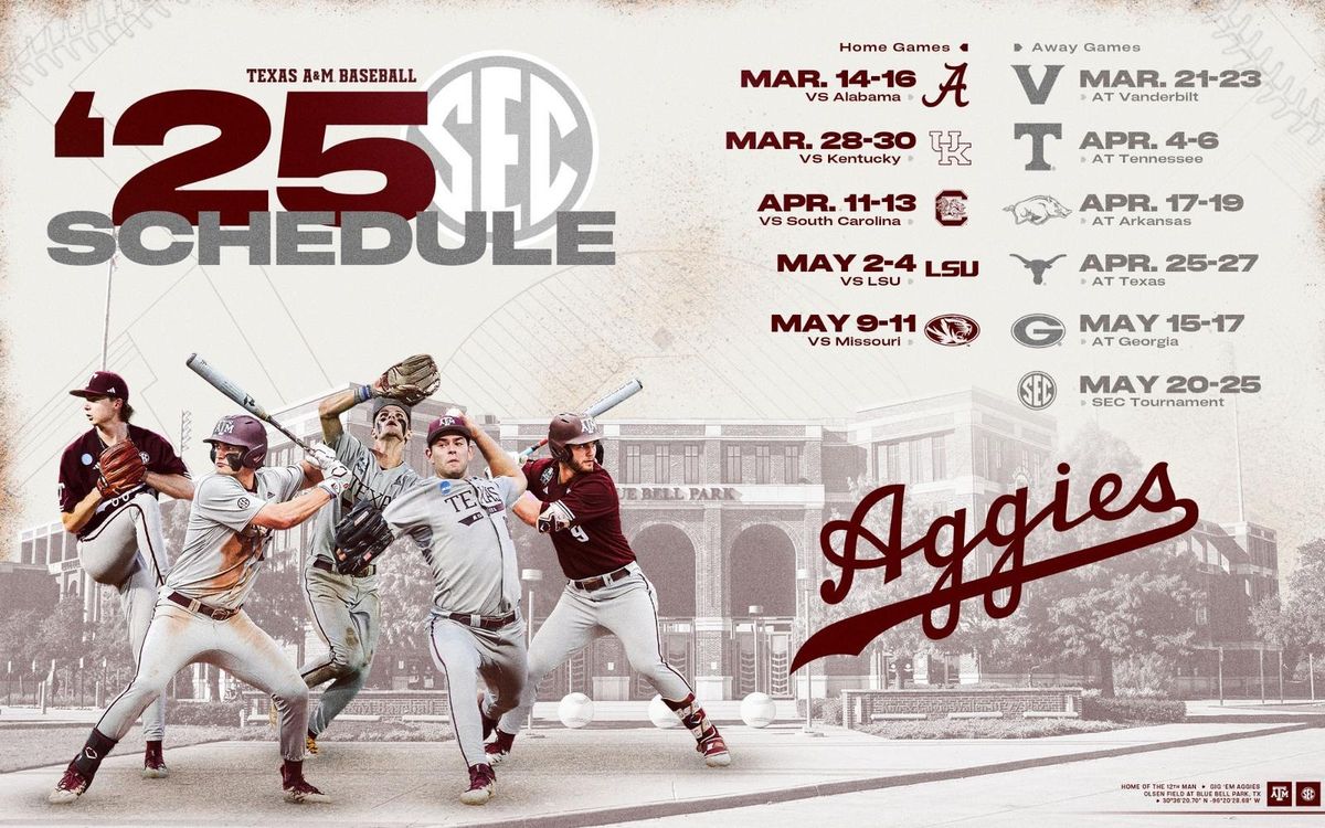 Georgia Bulldogs at Texas A&M Aggies Baseball