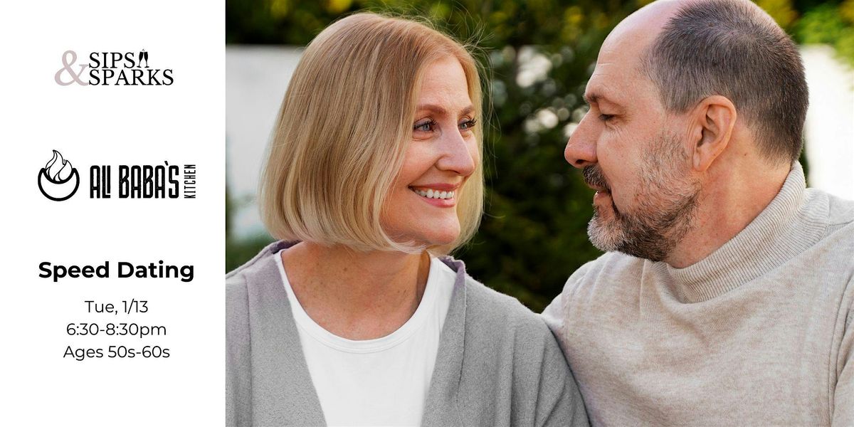 Speed Dating Ages 50s-60s in Hamden, CT at Ali Baba's Kitchen