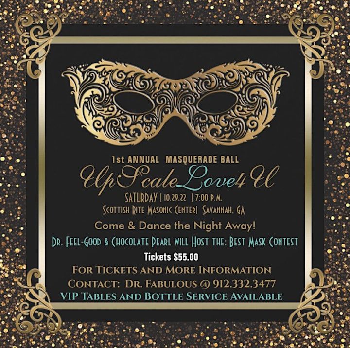 UpScaleLove4U Masquerade Ball Scottish Rite Freemasons, Savannah, GA