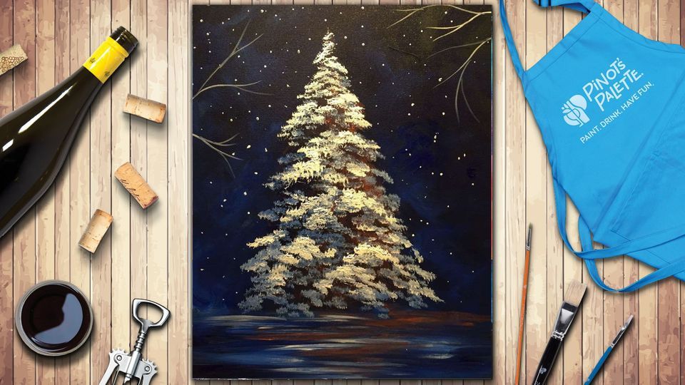 All is Calm Paint and Sip Event Pinot's Palette Short North, Columbus