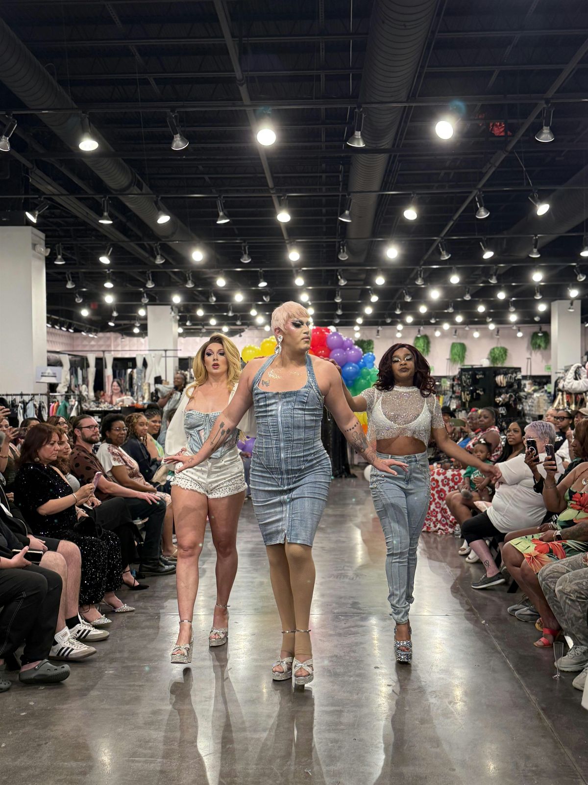 AKIRA Rainbow Colored Fashion Show