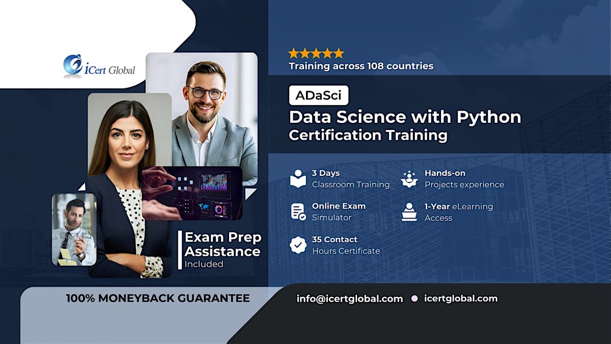4-Day Data Science with Python Bootcamp in McClellan Park, CA at 2180 ...