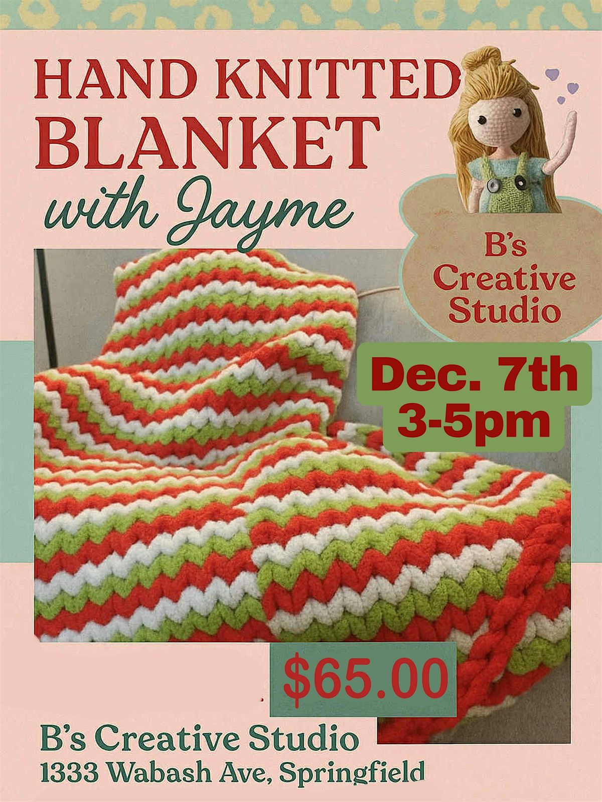 Hand Knitted Blanket