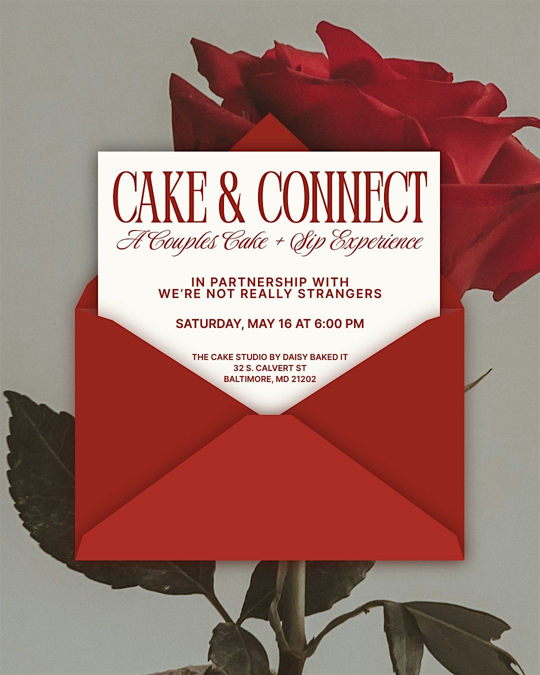Cake & Connect: A Couples Cake + Sip Experience