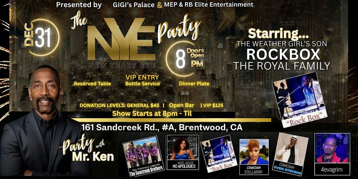 New Years Event Party at Gigi's Palace