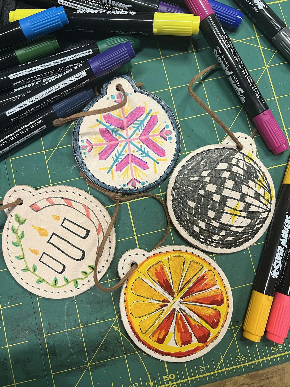 Leather Ornament Decorating Event