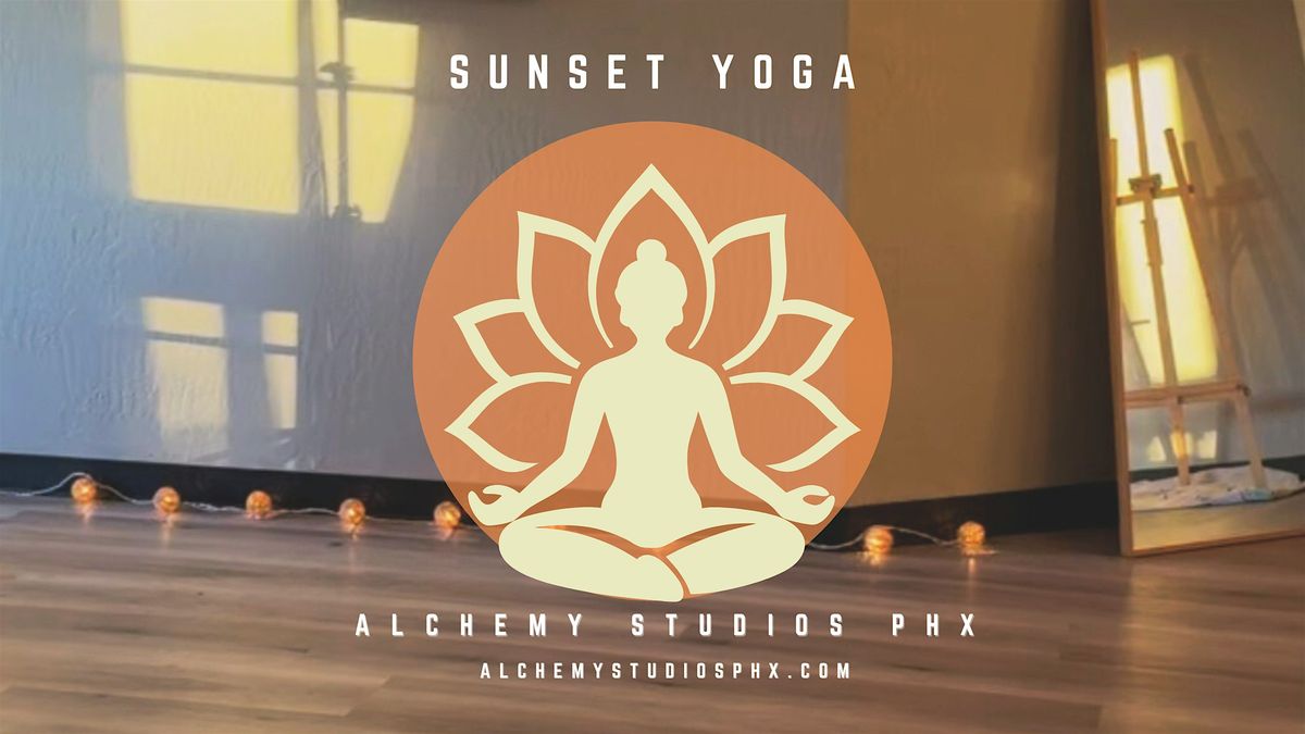 Sunset Yoga @AlchemyStudiosPhx