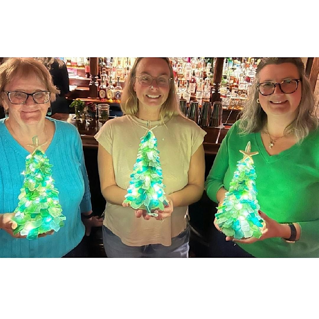 Sea Glass Tree Craft at Lincoln Way Vineyards