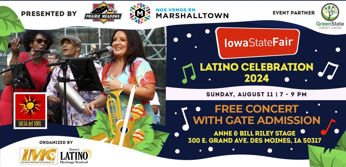 Latino Celebration at the Iowa State Fair 2024 E Grand Ave, Des