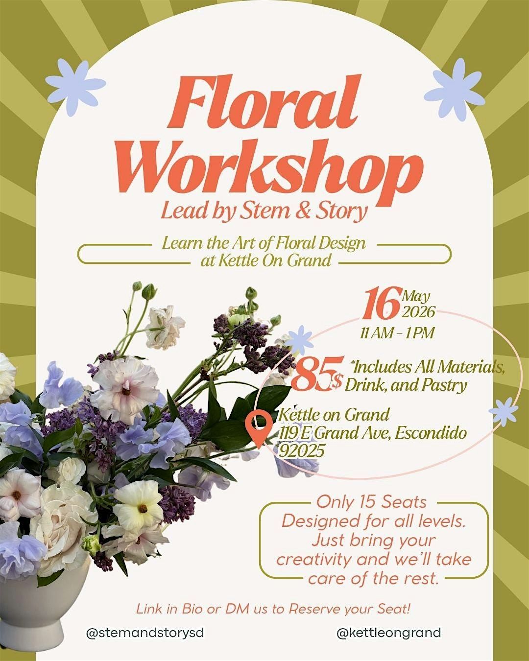 Floral Workshop by Stem & Story