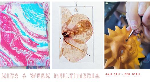 Kids 6 Week Multimedia Art Class at Kamloops Art Party on 6th January, 2022