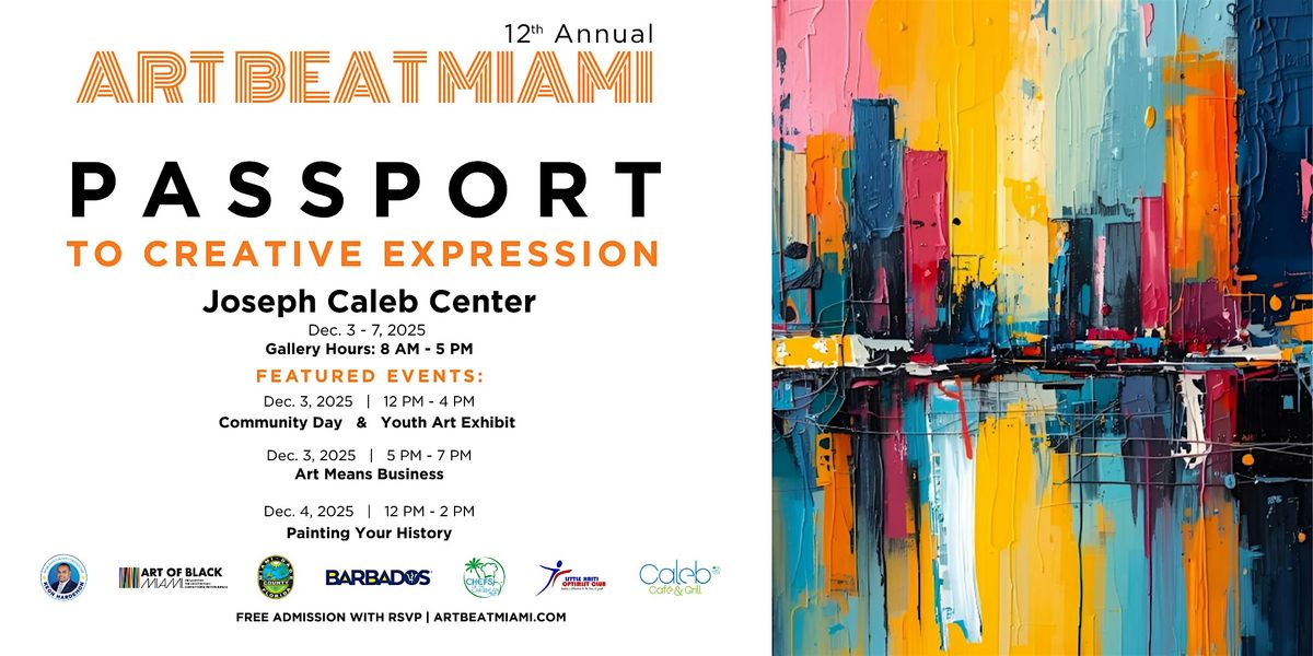 Art Beat Miami @ Joseph Caleb Center 2025