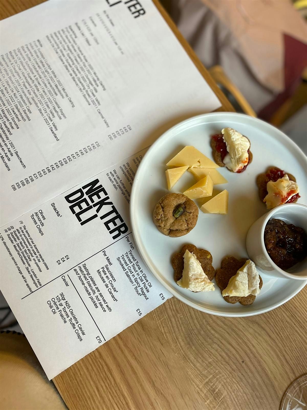 Cheese & Wine Tasting at Nekter Deli