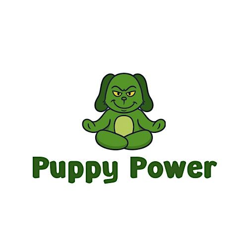 Puppy Power Merry Grinchmas Puppy Yoga