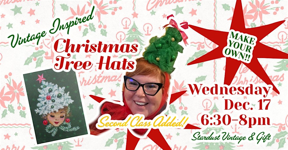 Vintage Christmas Tree Hat DIY