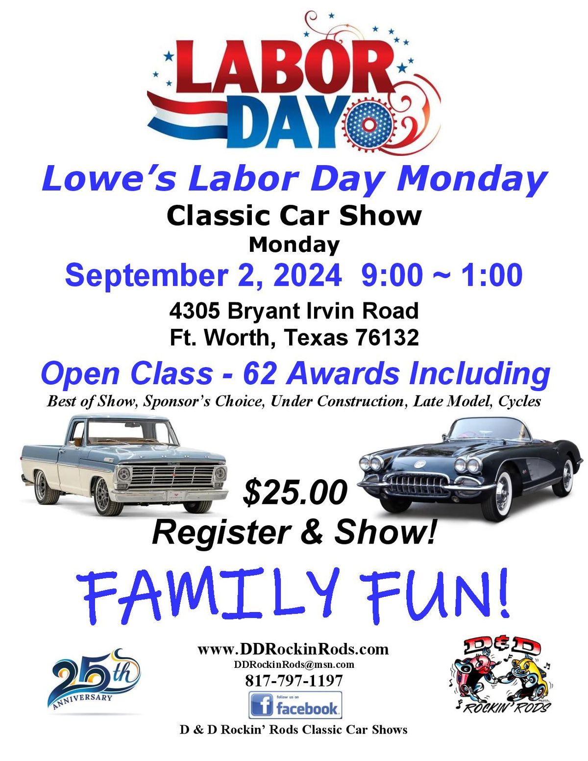 Lowes Labor Day Monday Classic Car Show Lowe's Home Improvement (4305