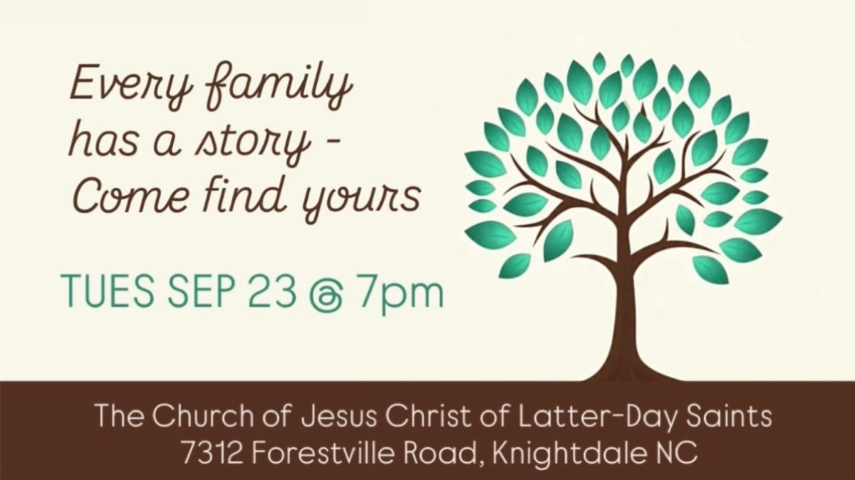 Family History Discovery Night