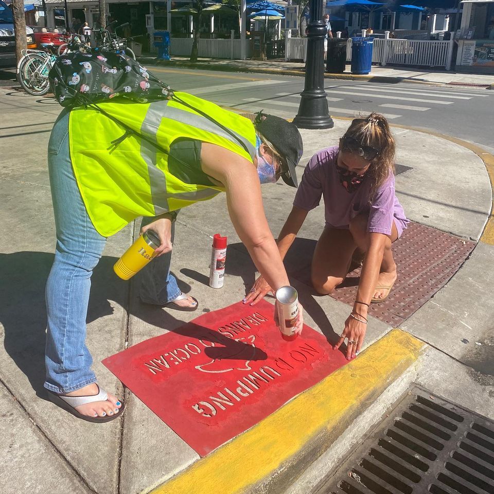 storm-drain-stenciling-key-west-post-office-january-25-2023