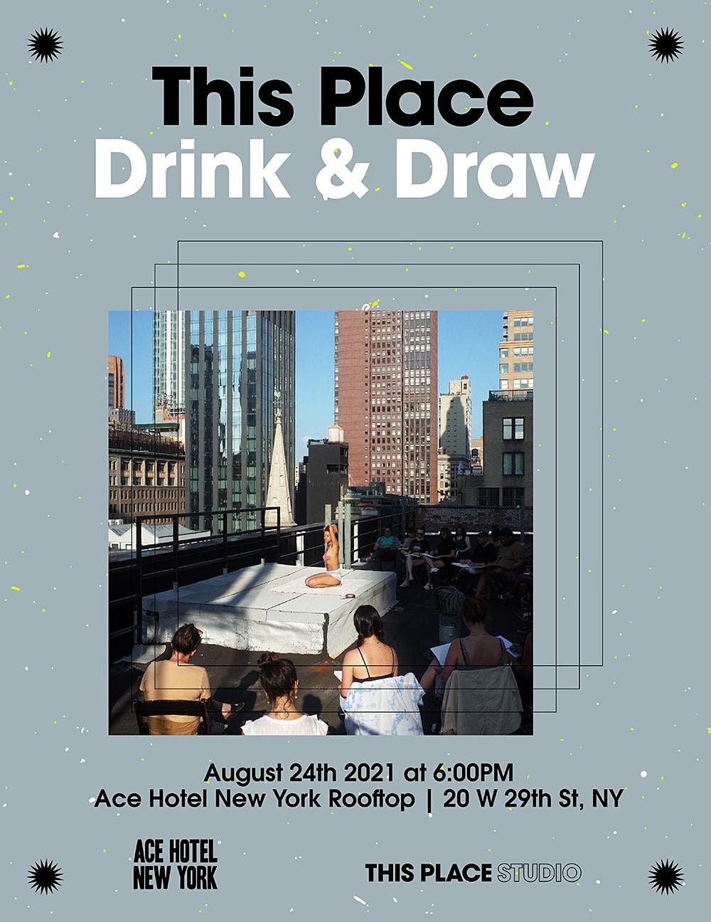 Sunset Drink Draw On The Roof Ace Hotel New York August 24 21