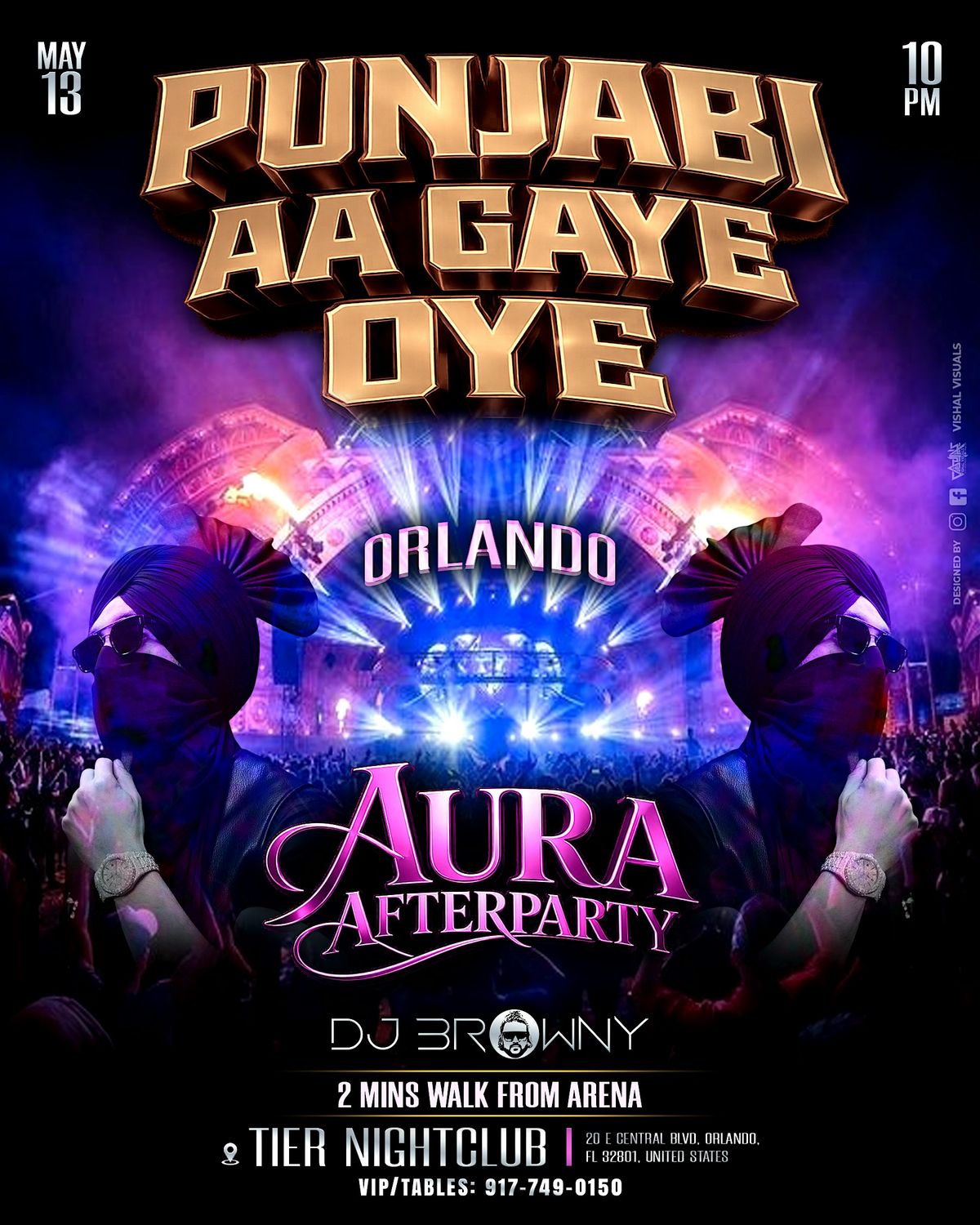ORLANDO AURA AFTERPARTY- BOLLYWOOD BHANGRA @TIER NIGHTCLUB