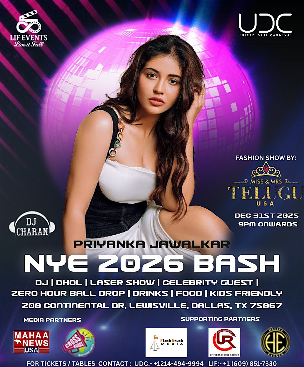 MASQUERADE & GLOW Bash 2k26 with PRIYANKA JAWALKAR BOLLY-TOLLY DANCEPARTY