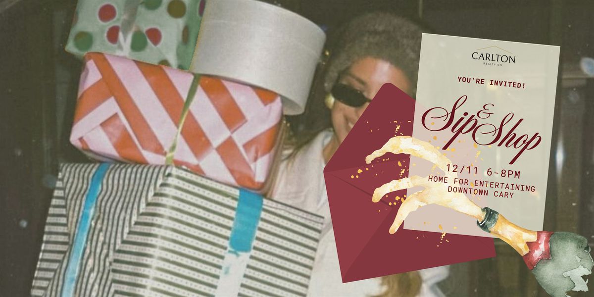 Sip & Shop at Home for Entertaining \u2014 Hosted by Carlton Realty Co.