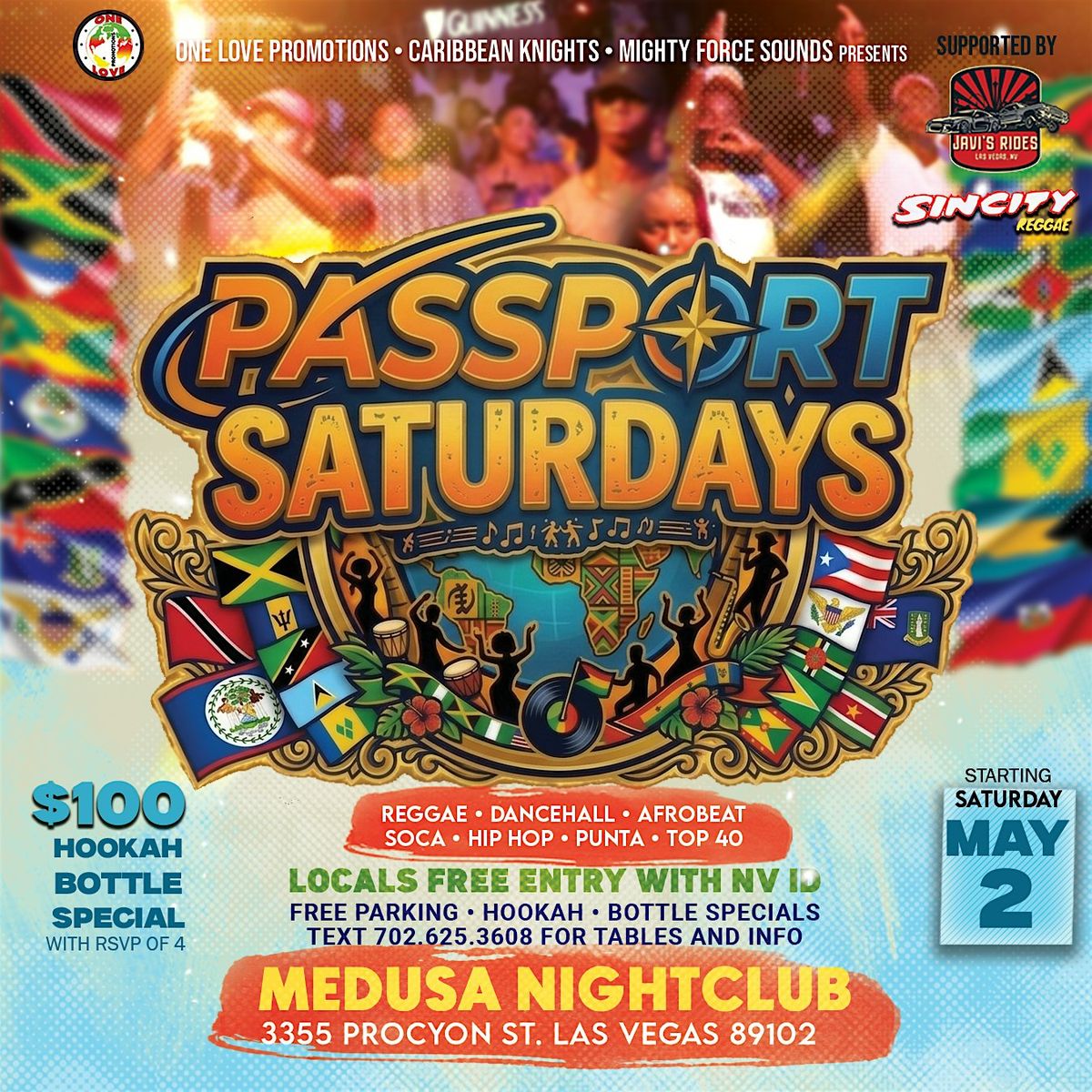 *PASSPORT SATURDAYS* AFRO-CARIBBEAN NIGHT