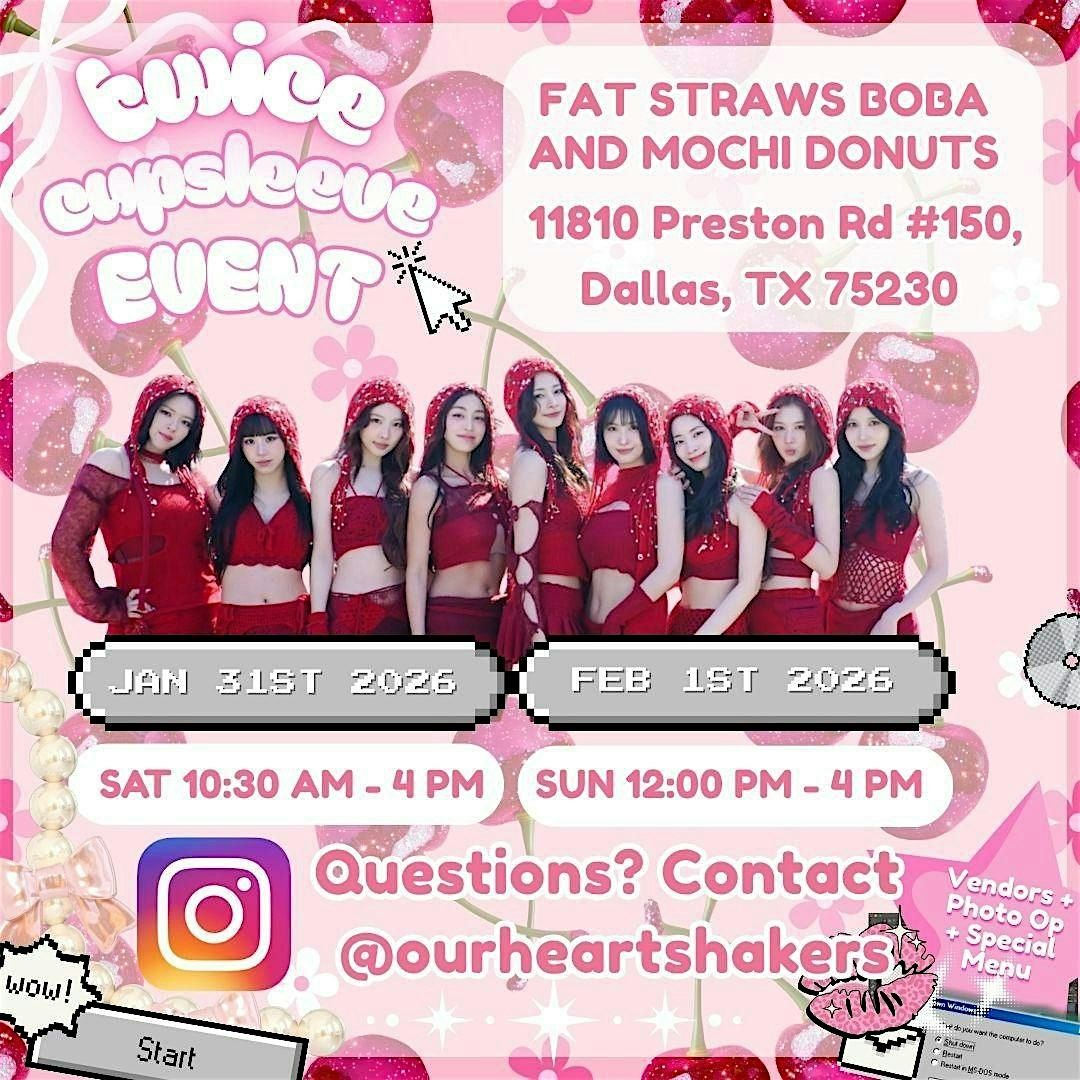 Twice Cupsleeve Event