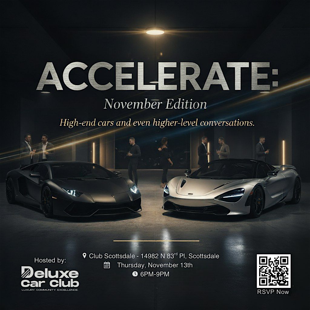 Accelerate: November Edition
