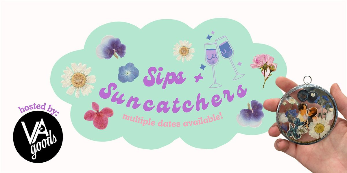 WORKSHOP - PRESSED FLOWER SUNCATCHER + DELICIOUS DRINKS