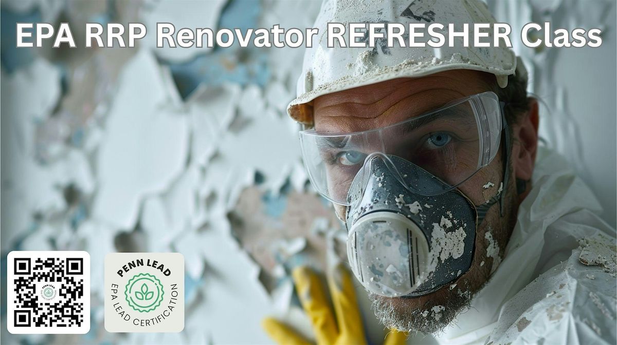 EPA RRP Renovator Course REFRESHER English (Half Day)