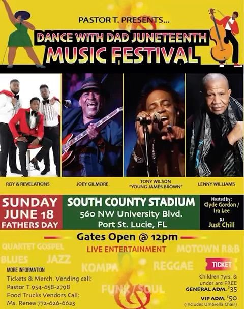 Fathers Day/Juneteenth Festival | South County Regional Stadium, Port ...