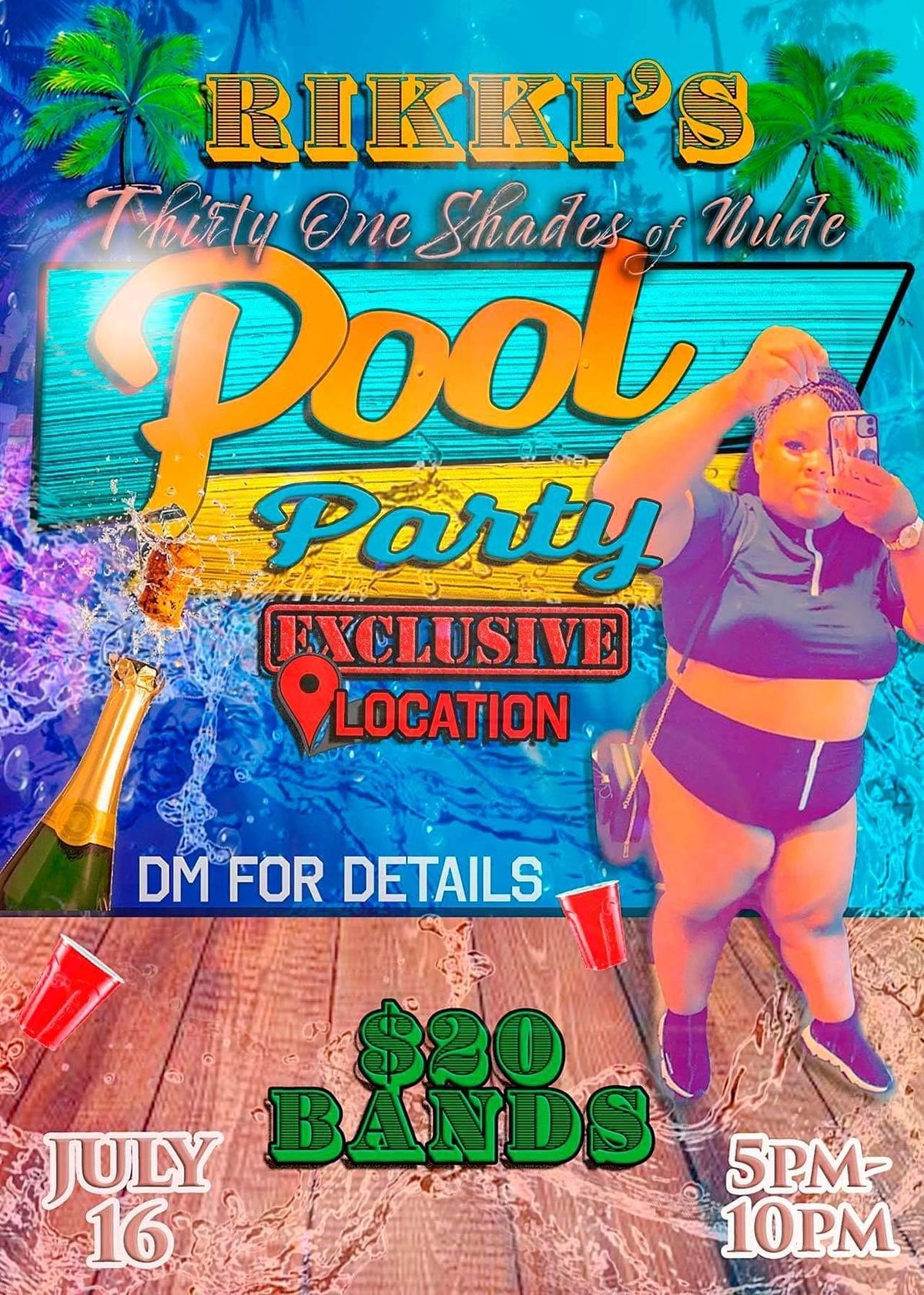 rikkis 31 shades of nude pool party Richmond July 16, 2021
