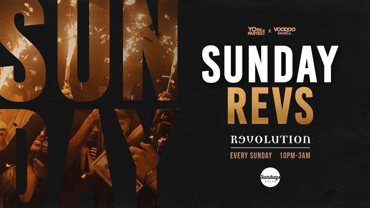 SUNDAY REVS Summer Send-Off! Last Revs Until September \ud83c\udf89