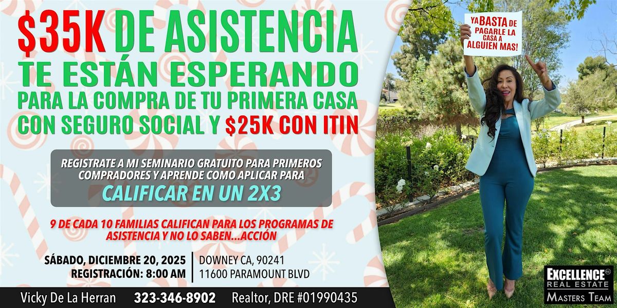 Seminario GRATUITO Para Primeros Compradores de $0 Gastos De Cierre