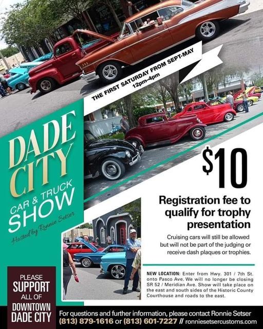 Dade City Car & Truck Show 37918 Meridian Ave, Dade City, FL 33525