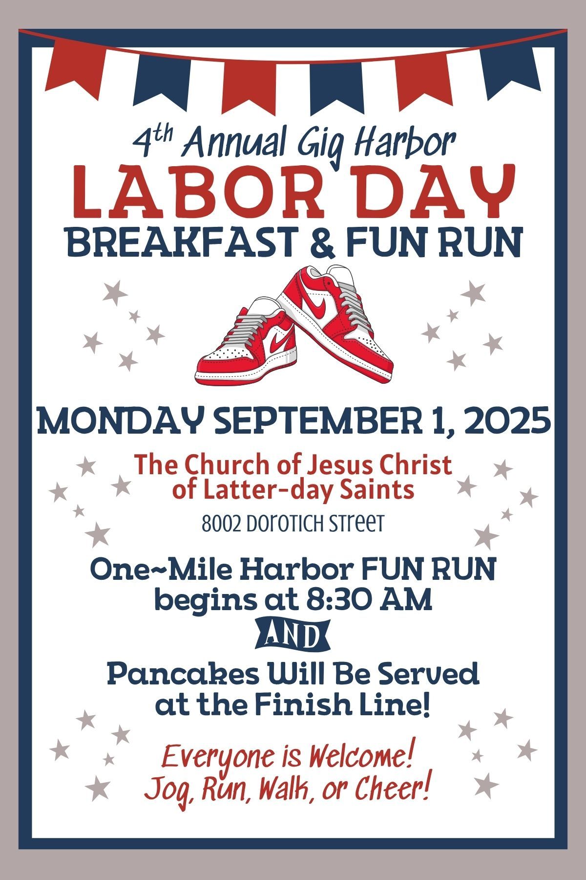 Labor Day Breakfast and Fun Run