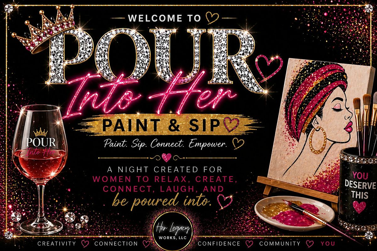 Pour Into Her Paint & Pour: A CreateHer Crown Mother & Daughter Experience